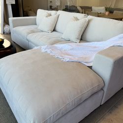 Cloud Sofa Sectional Modular Couch With Reversible Ottoman 