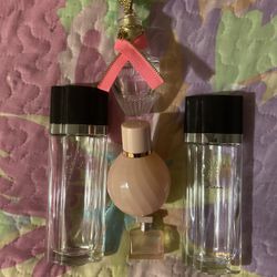 Various Brand-Empty Luxury Empty Fragrance Bottle Bundle-Lot of 5