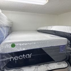 TWIN XL NECTAR LUXE HYBRID MATTRESS & BOX SPRING BED SET