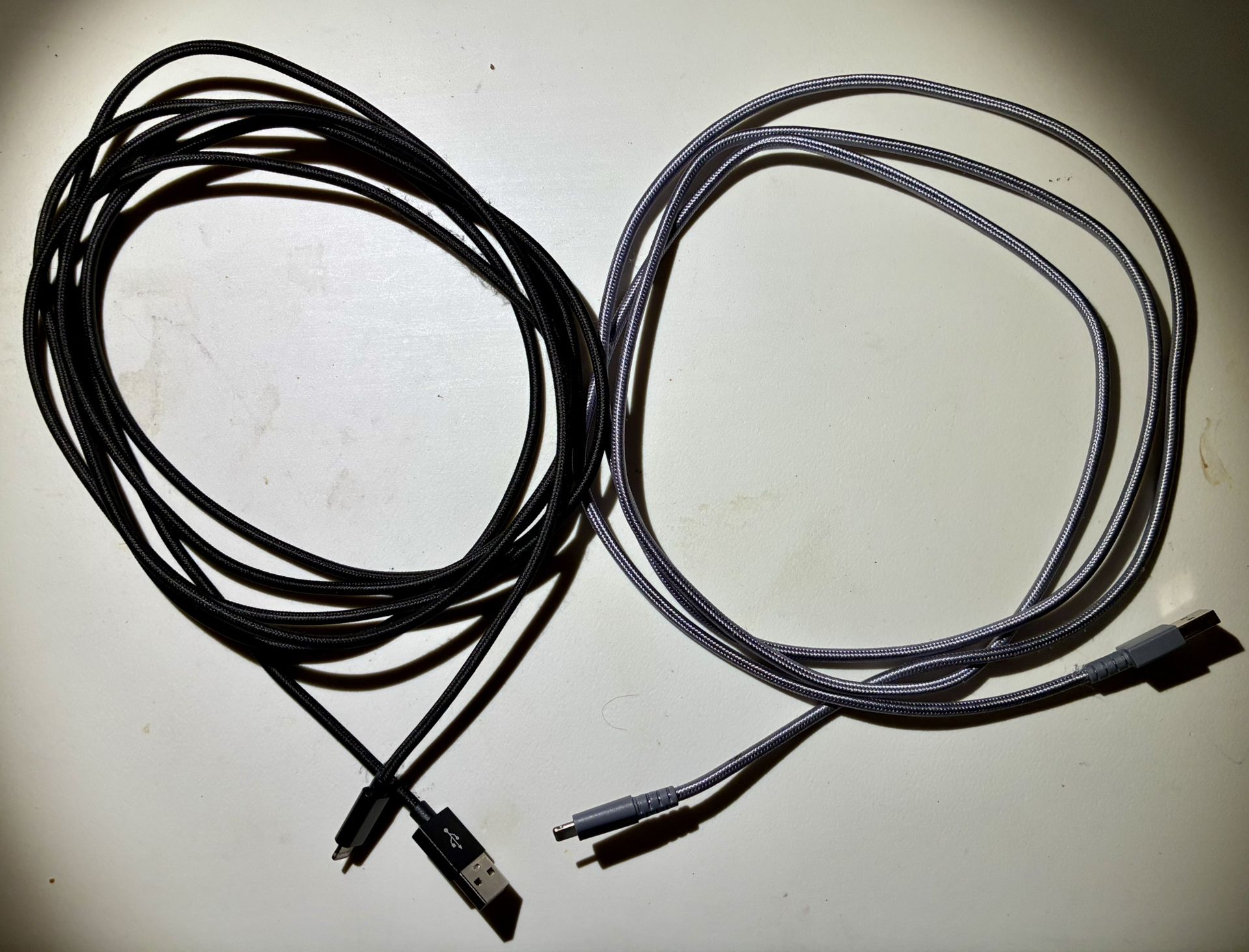 Lightning Charger Cables (Set of 2) 6ft & 10 ft