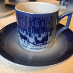 1984 The Copenhagen Teacup and Saucer