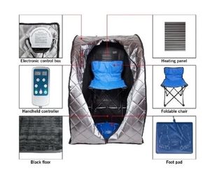 HeatWave BSA6310 Rejuvenator Portable Sauna – 38” – Gray