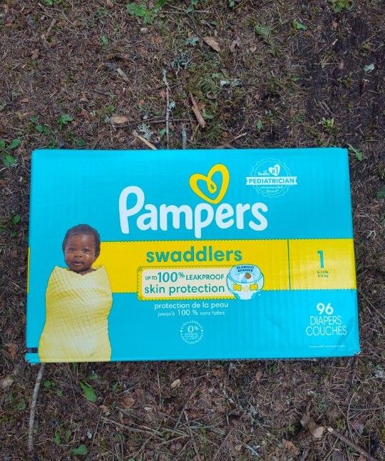 Pampers Swaddler Size 1. 96 Diaper Count