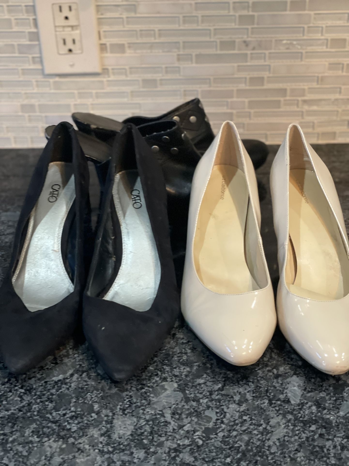 Women’s Shoes High Heels 10m Cato Liz Claiborne Dana Buchanan Lot of 3