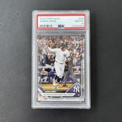 2025 TOPPS NOW #838 AARON JUDGE PSA 10