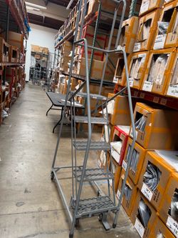 5 step rail ladder