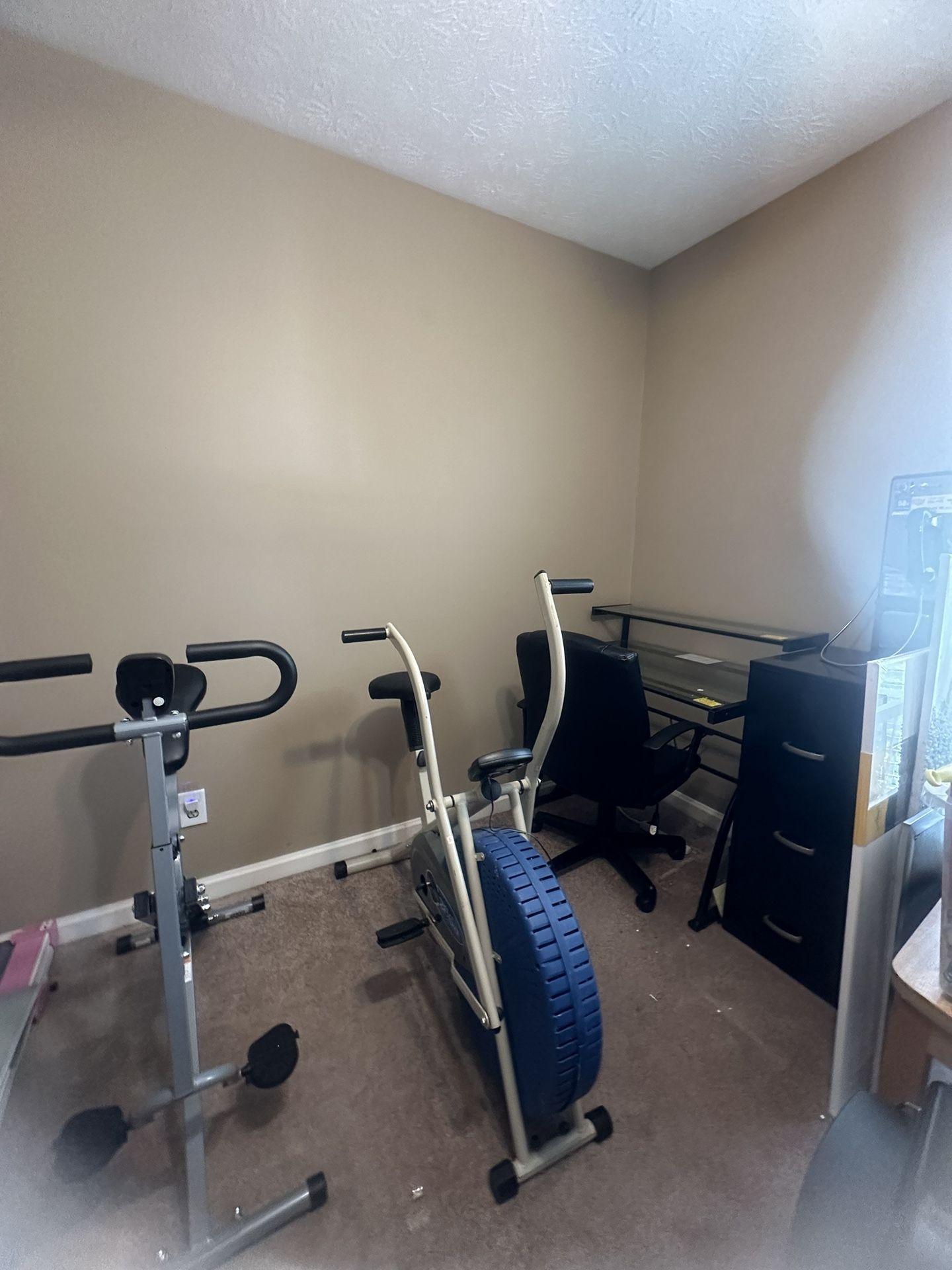 Stationary Bike & Squat Booty Builder