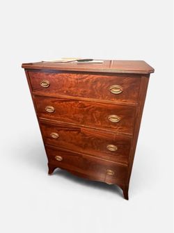 4 drawers dresser tv stand cabinet wood