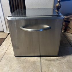 Stainless Steel Garage/patio Fridge