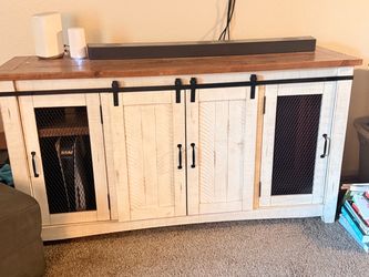 Farmhouse style Entertainment stand
