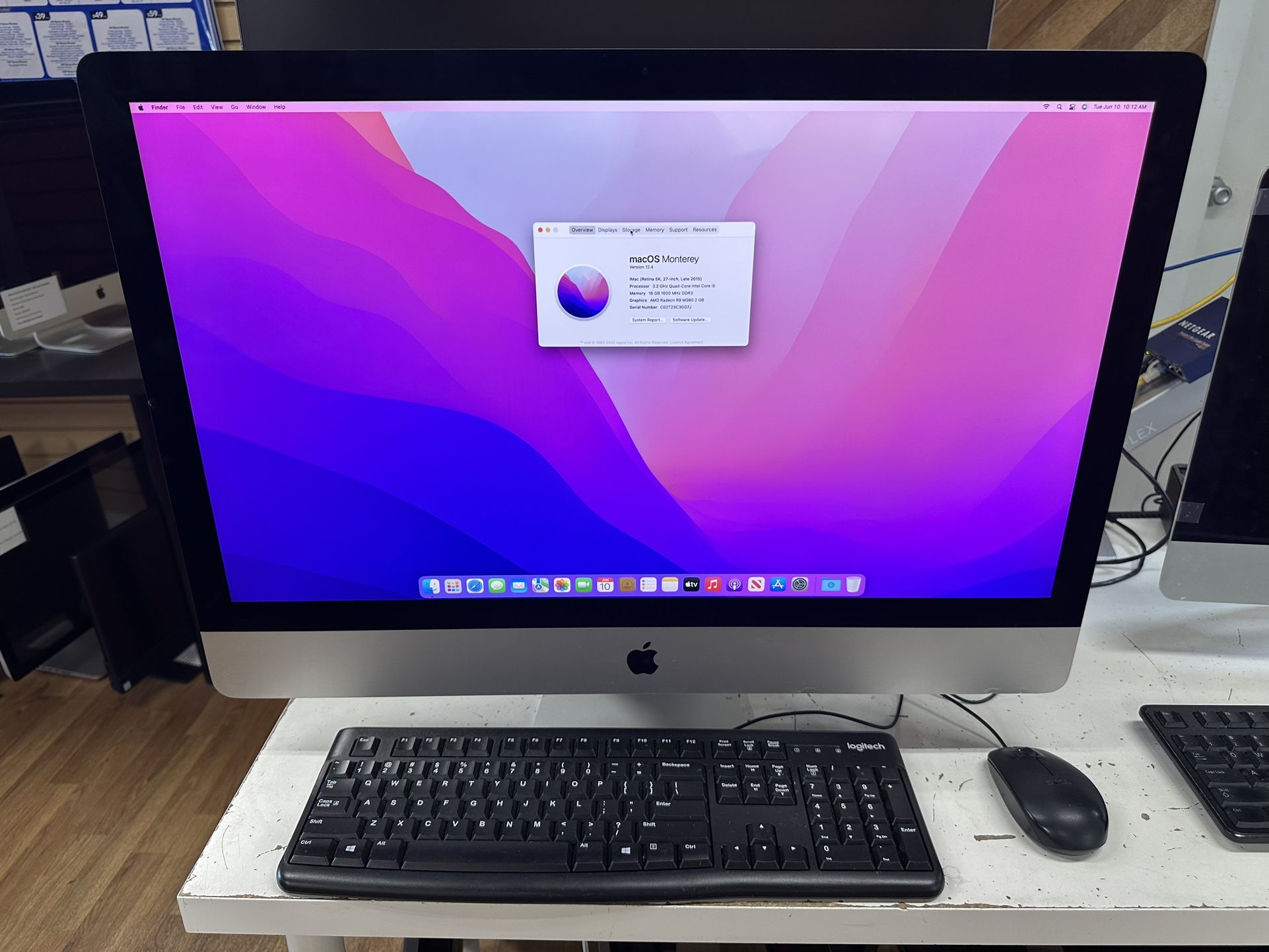 Imac Retina 5K 27 inch Late 2015 core i5 16GB RAM 1TB SSD - All in one computer