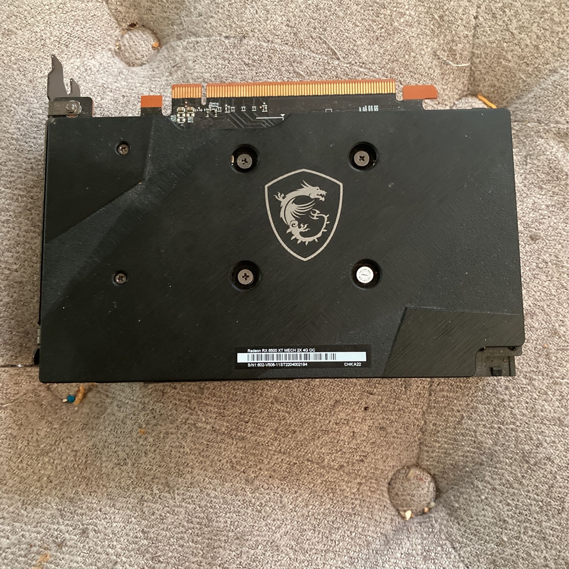 Radeon RX 6500 XT Mech 2X 4G OC