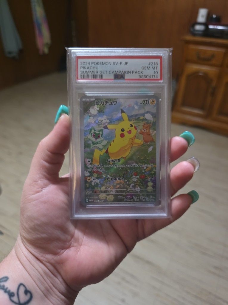 2024 Pokémon SV-P JP Pikachu PSA 10