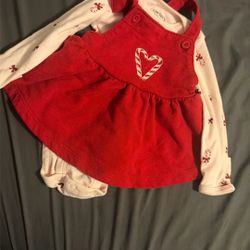 H&M Baby Dress 2 Piece with Lap Shoulders/Envelope Neck