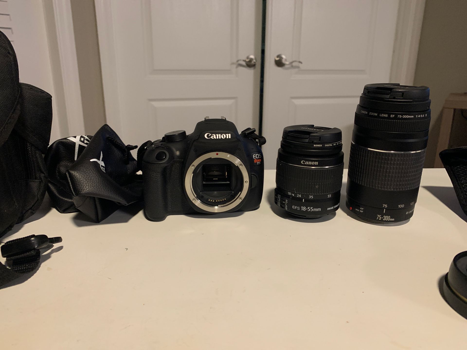 Canon EOS Rebel T5 WITH LENSES
