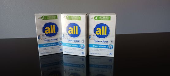 All Free & Clear Fabric Sheets Set | $7