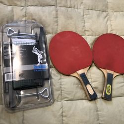 Ping Ping Paddles And Net
