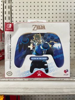 PDP Rematch Glow Zelda - Link Hero Nintendo Switch Controller (NEW)