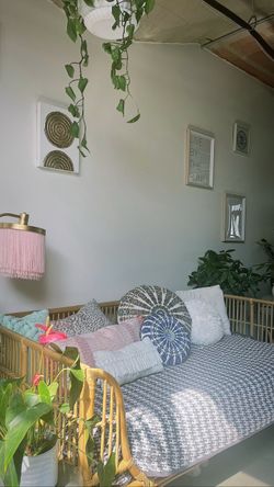 Rattan Daybed with Twin Matress