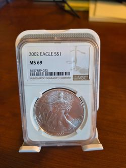 2002 American Silver Eagle MS 69