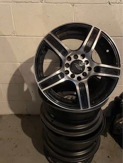 MB Motoring Chrome/Black Rims 15s