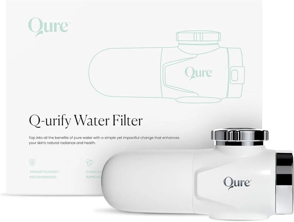 Q-urify Water Ultra-Filtration System - Faucet-Mounted Filter for Skin Care