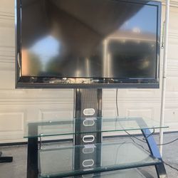 50 inch flatscreen with entertainment center