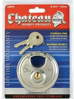 wholesale disc locks for storage pack of 10
