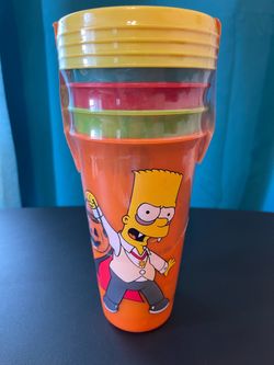 The Simpsons Halloween Plastic Cups Set