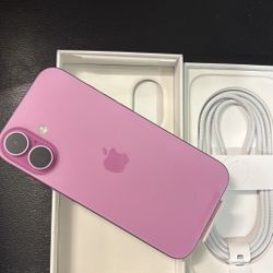 Apple iPhone 16 T-Mobile Metro Pcs Simple Mobile Mint Mobile 128gb New In Box Pink Color