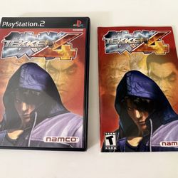 Tekken 4 (PlayStation 2, 2002) - CASE AND MANUAL ONLY - NO GAME
