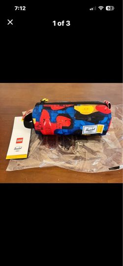 New Herschel Lego Settlement Pencil Case NWT