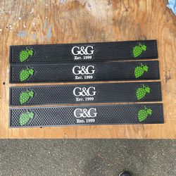 Rubber Bar Rail Spill Mat G&G Wine