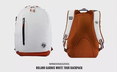 Wilson Roland Garros Tennis Backpack grey and Blue, 2-racket -Brand New