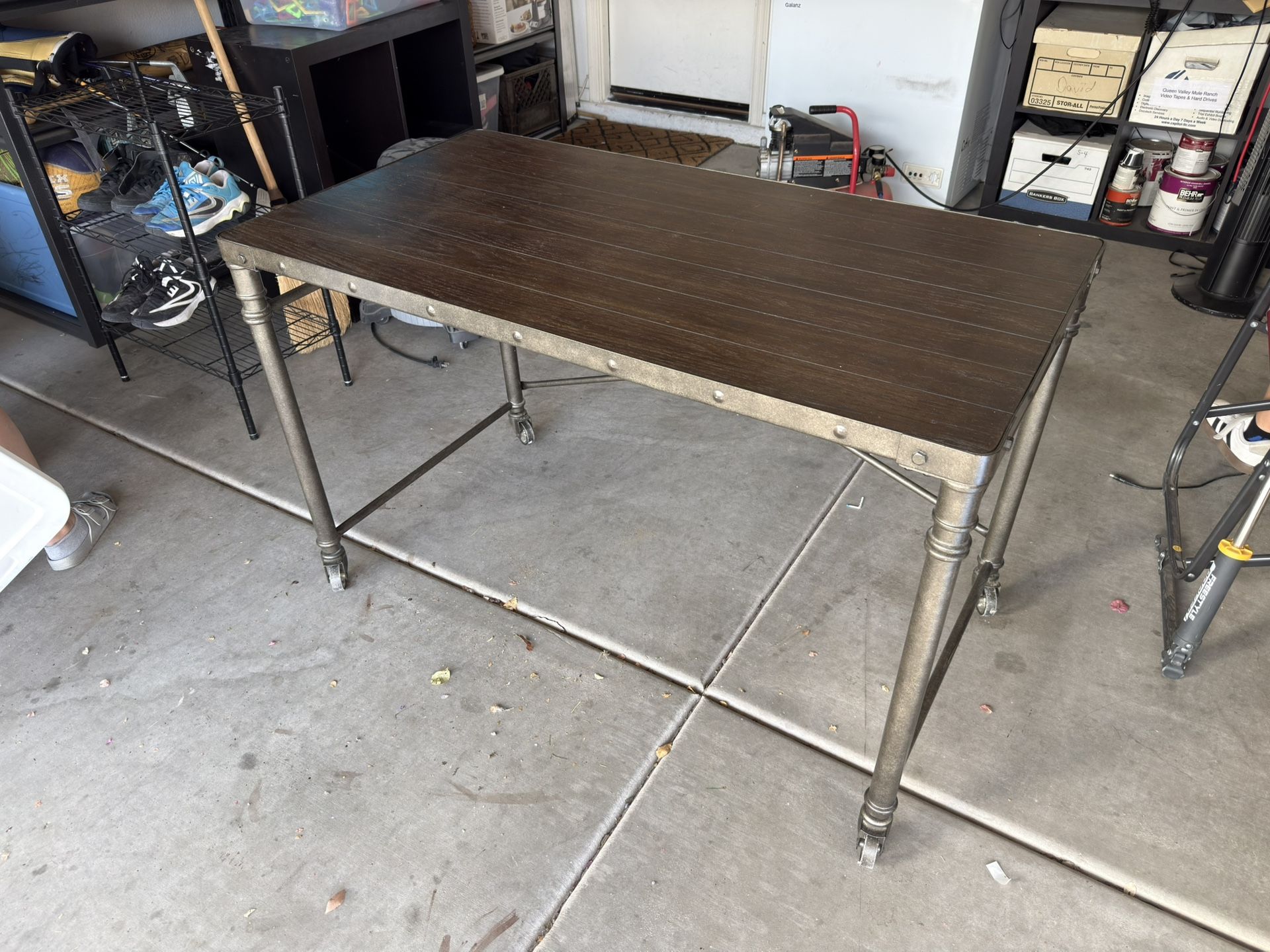 Wood / Metal Desk