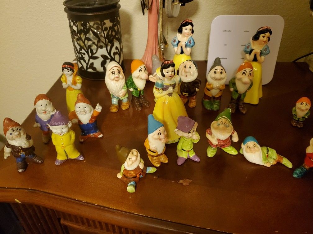 Vintage Disney porcelain collectables