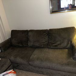 Couch And Chair With Ottoman