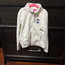 Snow White Sherpa Sweater Size 10