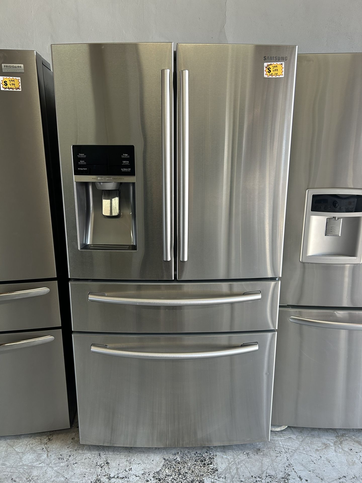 SAMSUNG 36” FRENCH DOOR REFRIGERATOR (NO ICE)