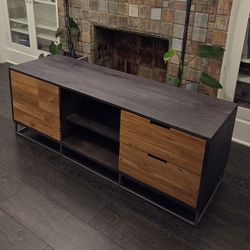 Cb2 Congo Wood Media TV Stand