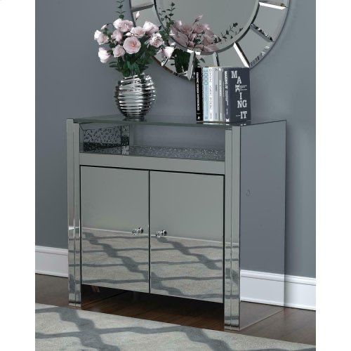 Mirrored Accent Cabinet @Elegant Furniture