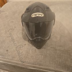 MMG Dual Sport Off Road Motorcycle Full Face Helmet Dirt Bike ATV Flip-Up Visor