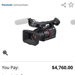 Panasonic 4k professional video camera