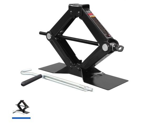 Steel Scissor Jack, 1.5 Ton (3,000 lb)