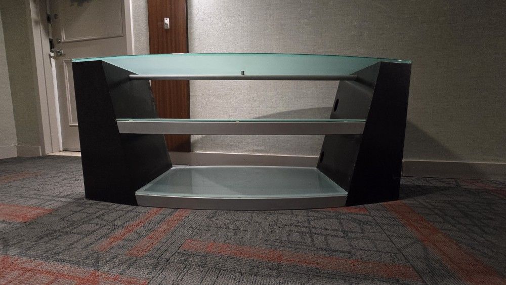 Glass TV Entertainment Center