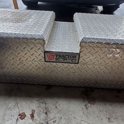 Truck Tool Box With A Lock And Keys