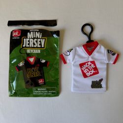 Jack in the Box x Hot Ones Mini Jersey Keychain - White - Limited Edition - Open Box