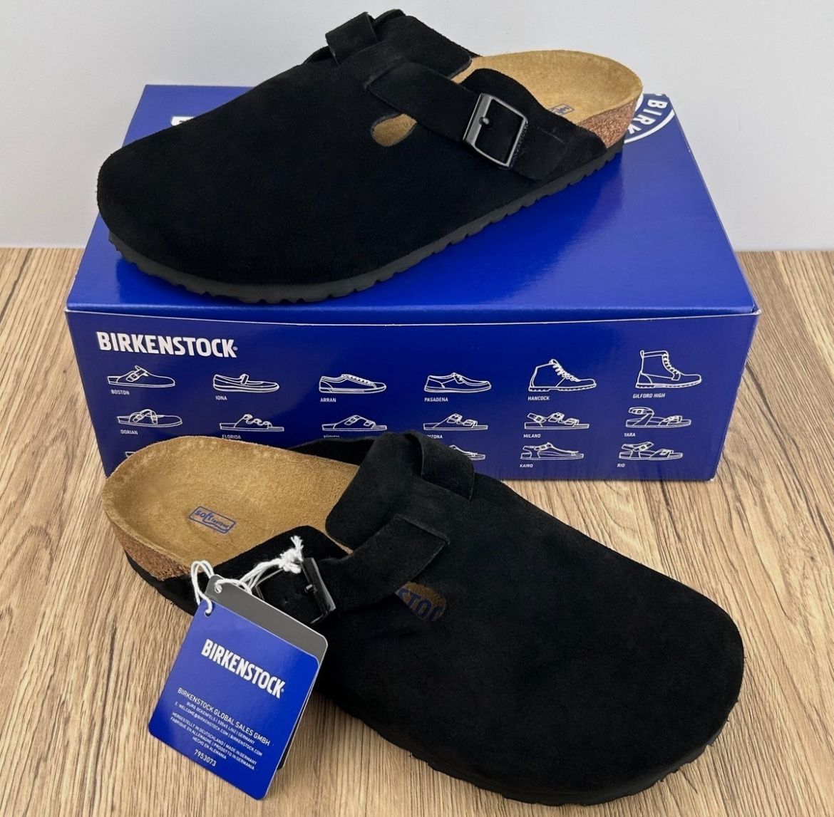 Birkenstock Boston Clog Black - Men Size 8.5