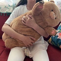  New 24in Yell Brown Bear Fluffy Brown Bear Plush 