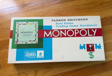 Vintage 1961 Parker Brothers Monopoly Board Game